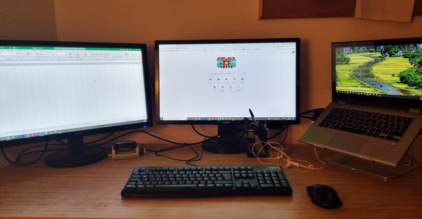 Zwei Bildschirme an Notebook mit USB anschließen