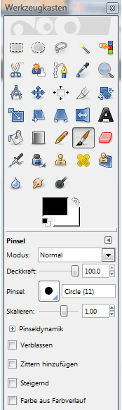 Gimp Werkzeugkasten