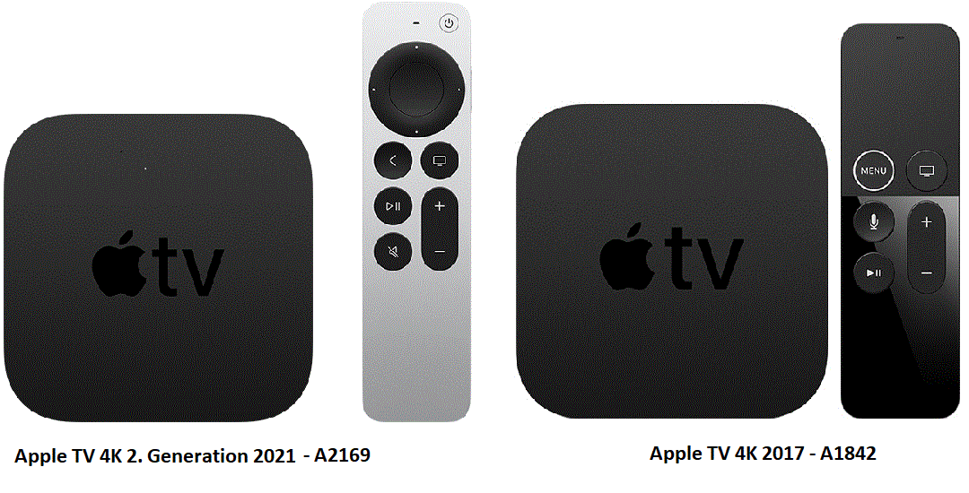 Apple TV 4K Generationen Vergleich 2021