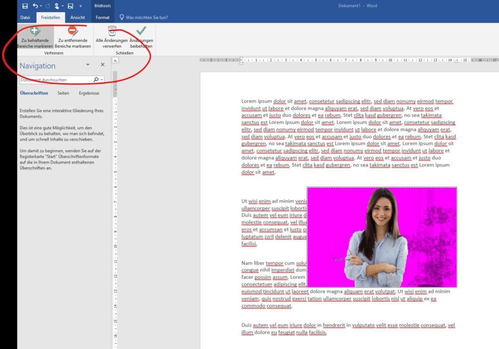 Microsoft Word 16 19 Bild Transparente Farbe Bestimmen Tikoim De