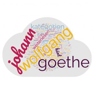 Buchstabenbild Goethe