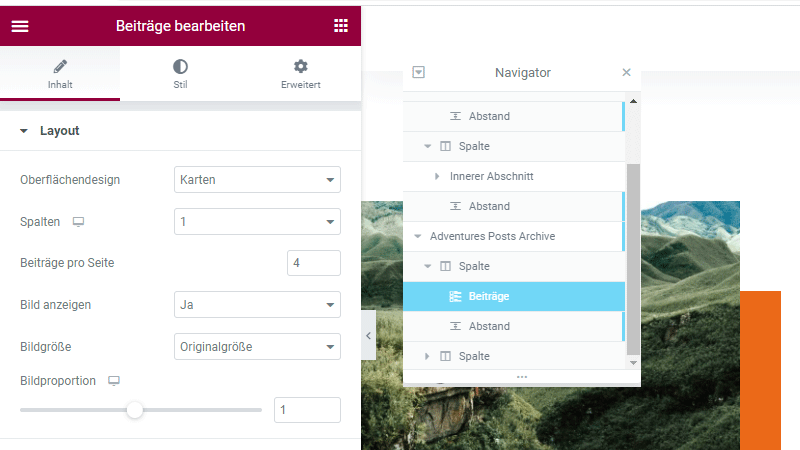 Details im Archiv anpassen mit Elementor1