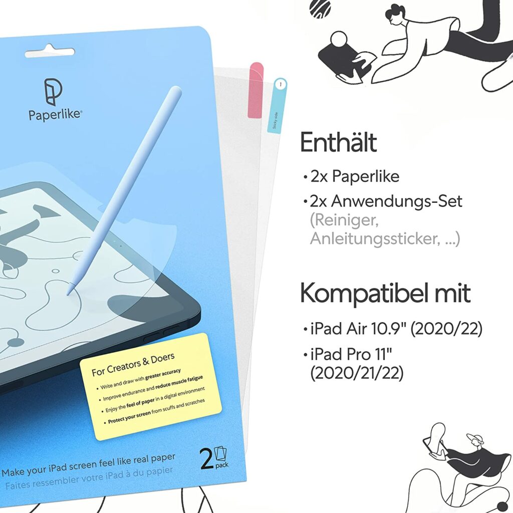 Paperlike Folien-Set iPad Air 10.9