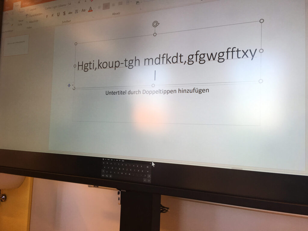 Windows Bildschirmtastatur zu klein