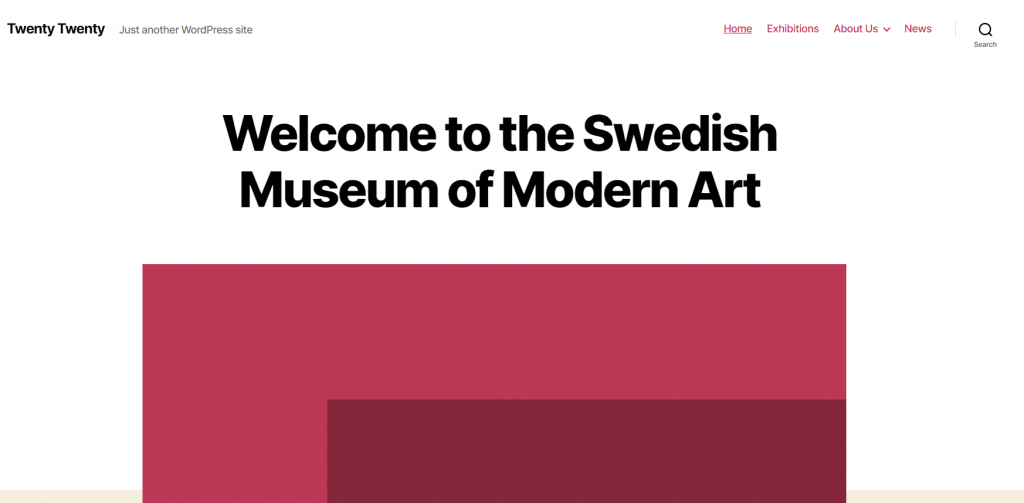 Wordpress 2020 Theme
