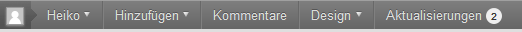 Admin-Bar in WordPress 3.1 Admin-Bar in WordPress 3.1