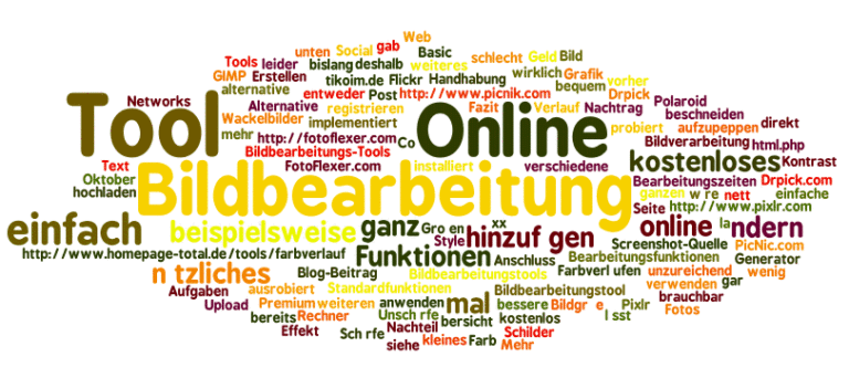 Online Tool zur Bildbearbeitung