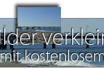 Bilder verkleinern - Abbildung Strand, Bilder groß und klein