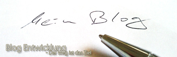 Blog Entwicklung