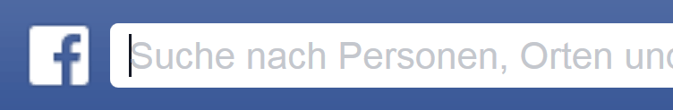 Facebook Suche
