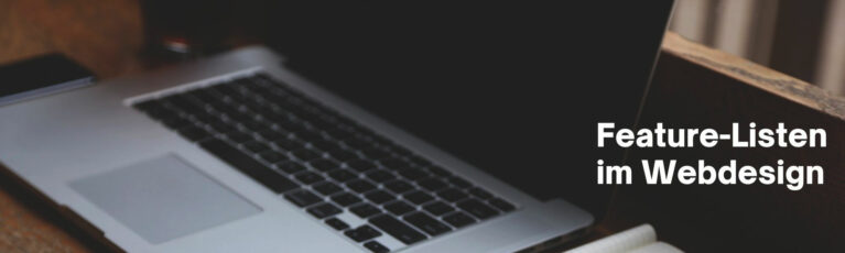 Feature-Listen im Webdesign