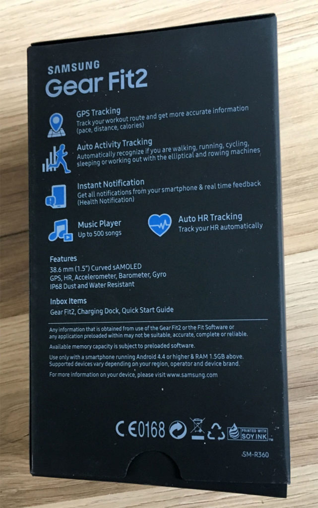 Gear Fit 2 Funktionen