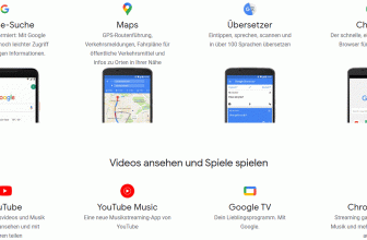 Google Dienste Übersicht