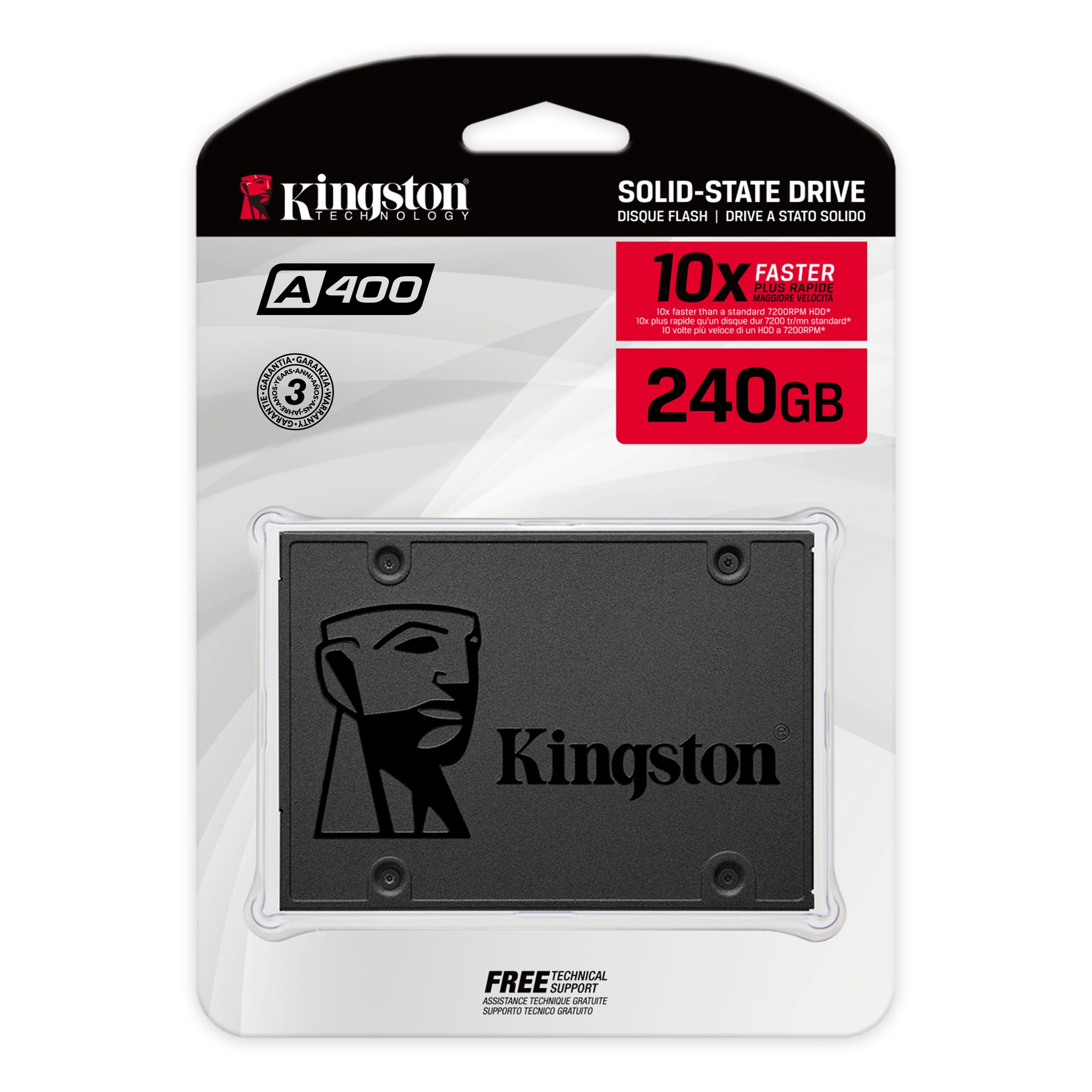 Kingston SSD A400 240gb Verpackung