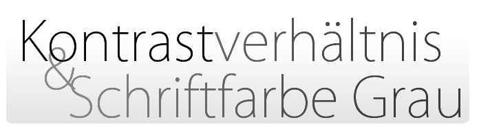 Kontrast grau