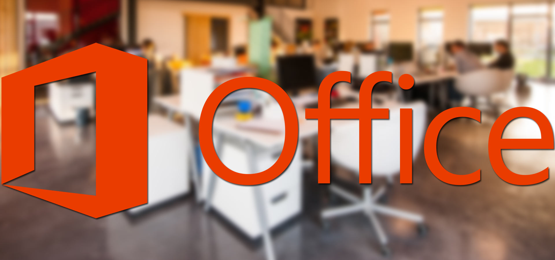Microsoft Office Software im Büro