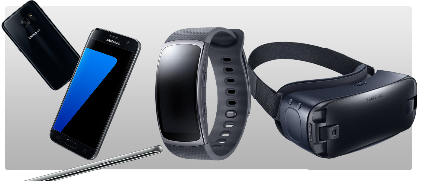 Samsung Bundle S7, Gear Fit 2 und Gear VR