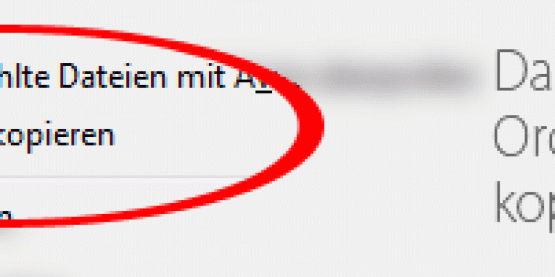 Mehrere Ordnernamen, Dateinamen kopieren in Windows