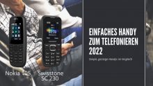 Einfaches Handy zum Telefonieren – Günstige Modelle, die wirklich funktionieren