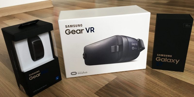 Handy Bundle mit Fitnessarmband & Samsung Gear VR