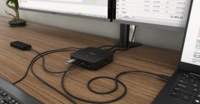 USB-C Dockingstation mit 2 Displayport Anschlüssen