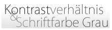 Warum Grau als Schriftfarbe im Webdesign kontraproduktiv ist