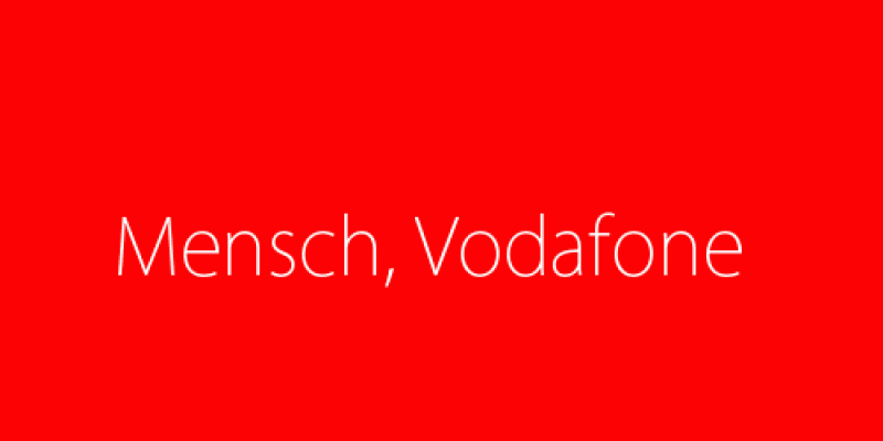 Mensch, Vodafone! Warum ein Neuvertrag mehr Sinn macht als ein Neuvertrag