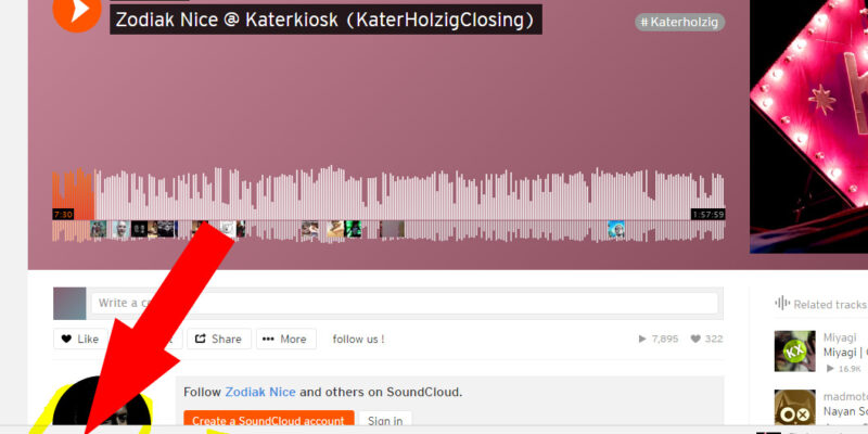 Soundcloud vorspulen geht nicht…
