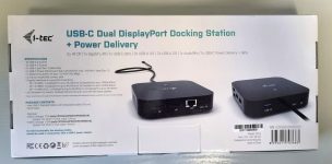 USB-C Dockingstation mit 2 Displayport Anschlüssen