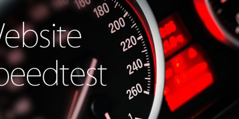 Website Speedtest Seiten