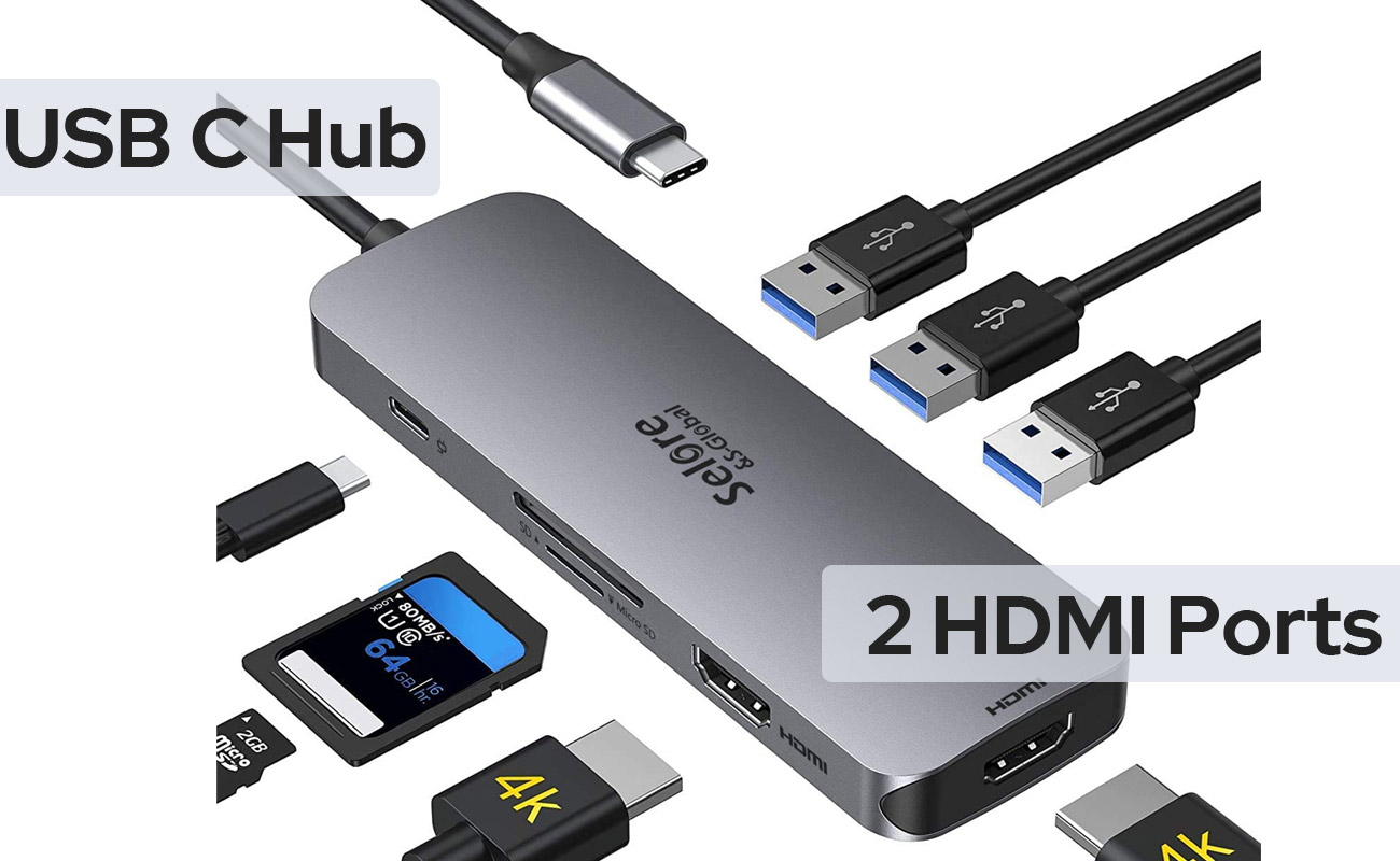 2 HDMI Anschlüsse am USB-C Port