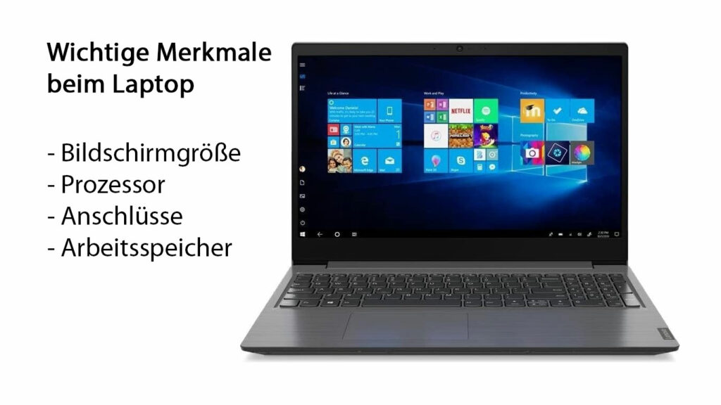 Wichtige Laptop Merkmale