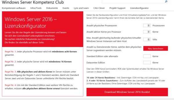 Windows Server Kalkulationstool für Lizenzen • tikoim.de