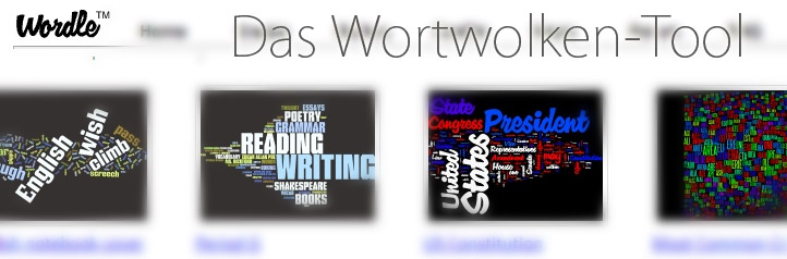 Wordle Wortwolken Tool