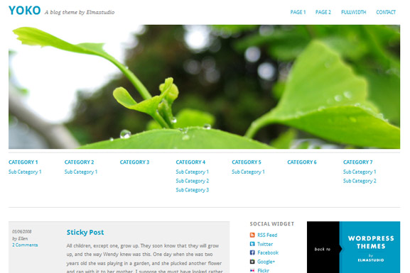 Yoko Wordpress Theme