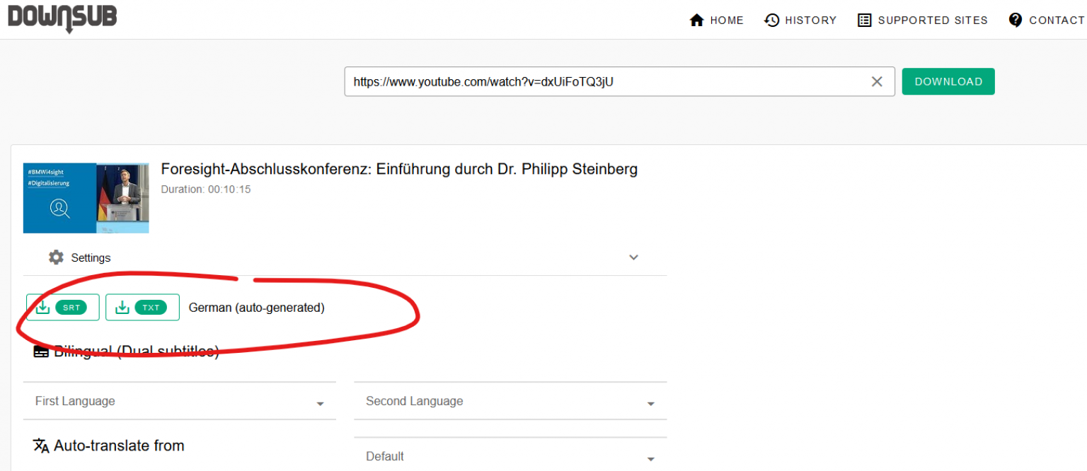 Youtube Transkripte downloaden • tikoim.de